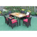 Premium Quality Poly Rattan Dining Set Garden Wicker Furniture